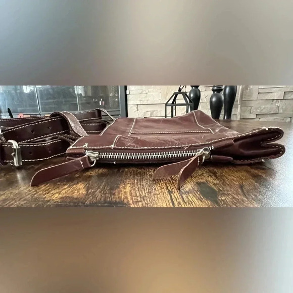 TOSCANI | leather handbag. 100% genuine Italian leather - Picture 4 of 16